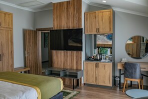 Habitación con 1 cama matrimonial o 2 individuales | Caja de seguridad en la habitación y wifi gratis