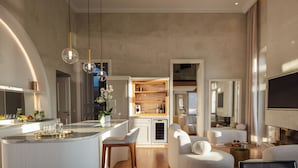 ลักซ์ชัวรี่อพาร์ทเมนท์, 3 ห้องนอน, วิวทะเล | บริเวณนั่งเล่น