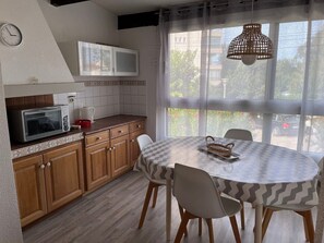 Dining - Lovely studio with parking for 2 people in Argelès-sur-Mer (Argelès-sur-Mer)