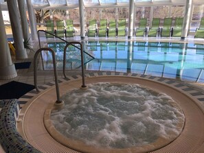 Indoor pool, a heated pool