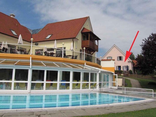 Indoor pool, a heated pool