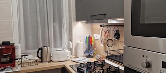 Holiday apartment with WIFI and outside grill