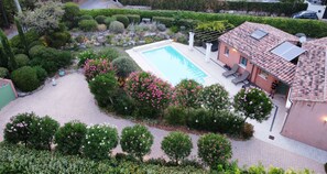 Piscine extérieure, piscine chauffée
