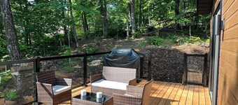 Beautiful brand new chalet with incredible views of lake and mountains