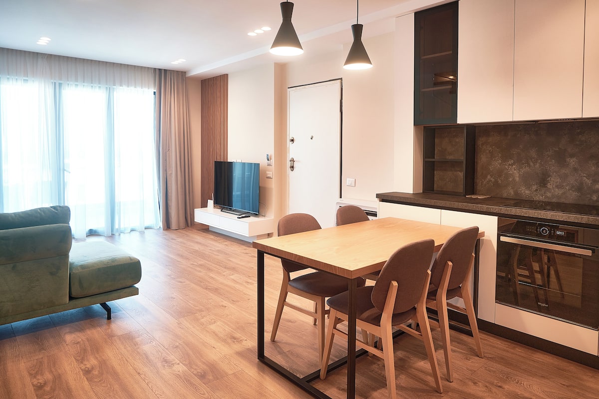 Duplex Confort, vue sur la mer, face à la mer | Aire de séjour | Téléviseur ACL de 40 po avec télévision numérique, Netflix