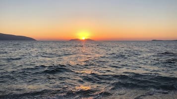 Utsikt mot havet/stranden