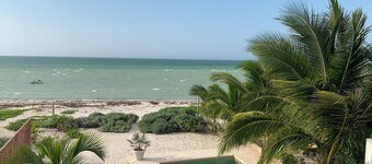 Beach front property at the Emerald Coast of the Yucatan Peninsula.