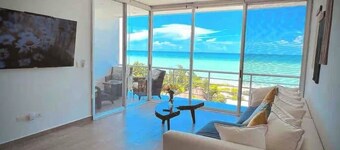 Beach front property at the Emerald Coast of the Yucatan Peninsula.