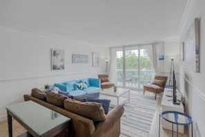 Comfort Apartment | Living room | Flat-screen TV - Best of Ocean Reserve by Cielo Stays (Sunny Isles Beach)