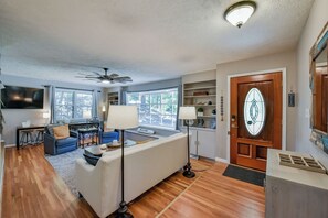 Smart TV, table football, books