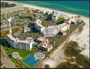 Aerial view - 140 El Matador 2 Bedroom Home by RedAwning (Fort Walton Beach)