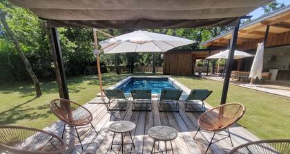 "Villa Panoramaa Moliets" en pleine nature sans vis Ă vis pour 10/12 personnes