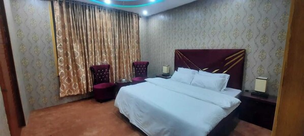 Deluxe dubbelrum | Ljudisolering, strykjärn/strykbräda och gratis wi-fi