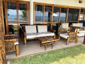 Terrace/patio - Beach House in Vichayito - Mancora with Stunning Ocean Views (Vichayito - Los Organos)