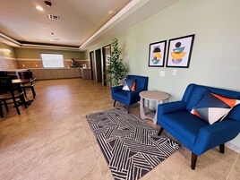 Sala de estar en el lobby