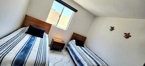 2 habitaciones, wifi gratis y ropa de cama 
