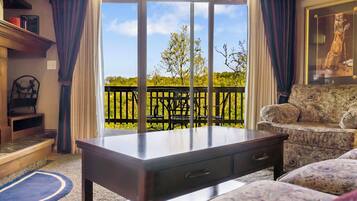 Smart TV, chimenea y reproductor de DVD