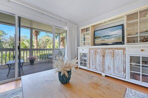 TV - Updated Colonnade Club Villa | Resort Amenities, Walk 2 Beach/Pool, Bikes (Hilton Head Island)