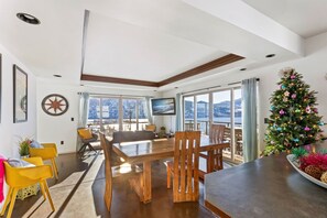 Dining - Come for the private pool+hot tub, stay for the lake views, Large home, Dogs OK (Manson)