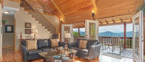 Smart TV, fireplace, printers