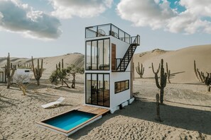 1 chambre, literie de qualité supérieure, couette en duvet d'oie