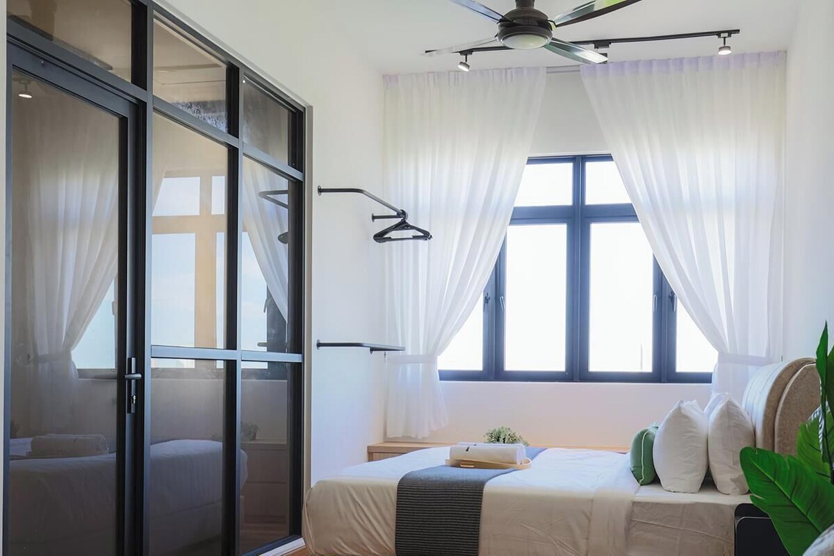 Deluxe Studio | Cadar kapas Mesir, peralatan tempat tidur premium, gebar bulu kapas 
