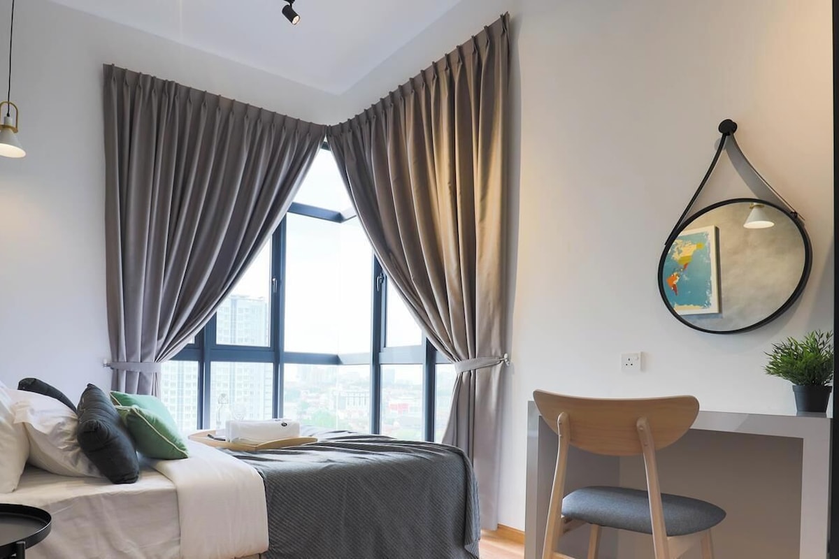 Deluxe Apartment | Cadar kapas Mesir, peralatan tempat tidur premium, gebar bulu kapas 