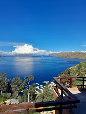 Deluxe Room, 1 Queen Bed | Terrace/patio - Sol y Luna Lodge Isla del Sol Bolivia (Isla del Sol)