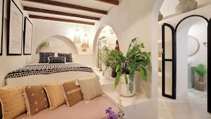 1 bedroom, iron/ironing board, WiFi (free), bed sheets - Bali Seminyak Beach Bungalow Loft Style #2 -  walking distance to beach  (Bali)