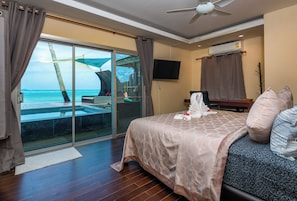 Departamento Deluxe, 3 habitaciones, cocina, vista al mar | Vista desde la habitación