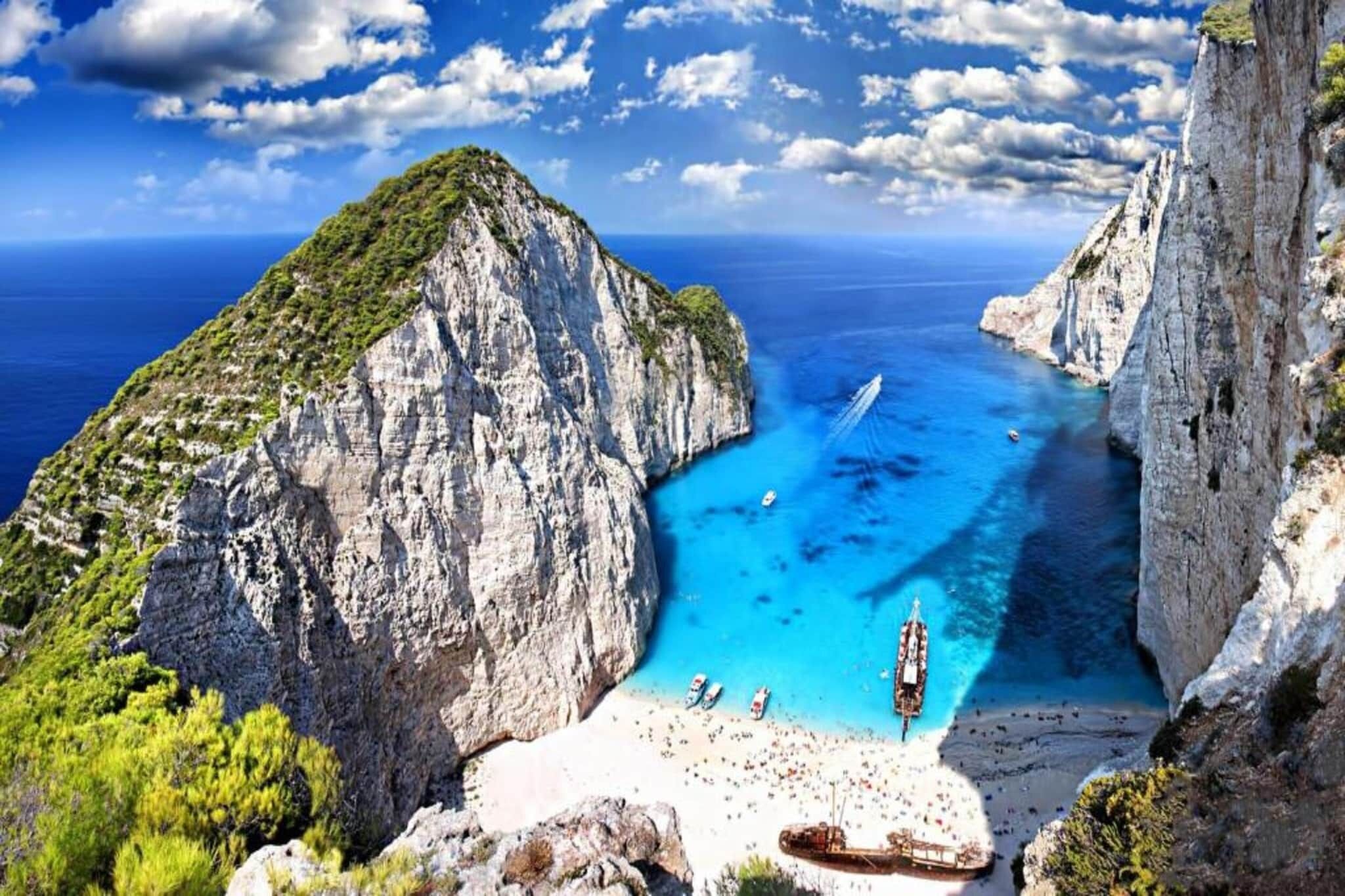 Una spiaggia nelle vicinanze