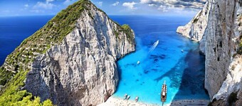 Villa på Zakynthos med basseng og utsikt