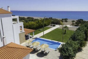 Pool - Villa on Island with Private Pool, Garde, Terrace, Parking (South Rhodes)