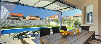 Modern villa with private pool near beach