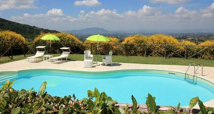 Farmhouse in Casperia with Pool & Scenic Views