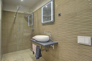 Shower, hair dryer