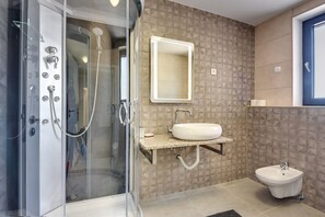 Shower, hair dryer, bidet