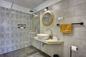 Shower, hair dryer