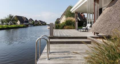 Villa by Tjeukemeer with Private Jetty