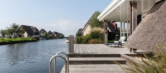 Villa by Tjeukemeer with Private Jetty
