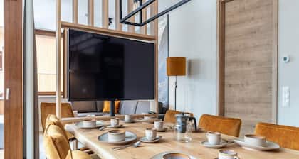 Appartement stylé avec sauna, domaine skiable à 600 m