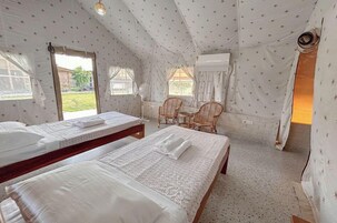 1 habitación y ropa de cama 