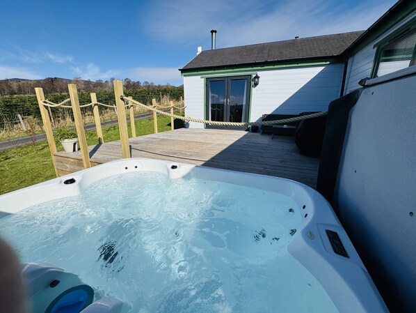 Idromassaggio all'aperto