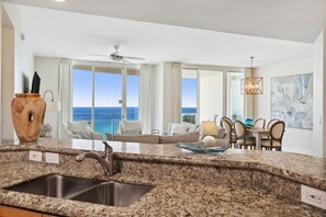 Interior - Aqua 802 Oceanfront/Hi+Clean Standard/Wifi/ Beach Chairs (Panama City Beach)