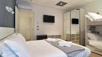 Premium bedding, down comforters, individually decorated