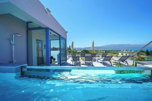Indoor pool, a heated pool