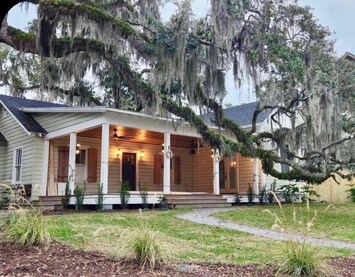 Charming comfort on front porch