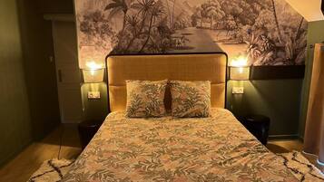 2 chambres, fer et planche Ă repasser, Wi-Fi gratuit, draps fournis