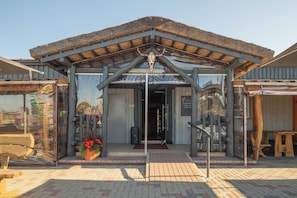Exterior detail - Kuren Hostel near Vikings Restaurant and reconstructed XII c. Curonian's Village (Kunkiai)