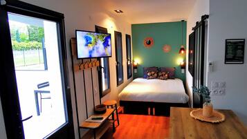 1 camera, culla da viaggio, Wi-Fi gratuito, lenzuola